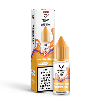 WHITE PEACH RAZZ 10ML BY CRYSTAL CLEAR