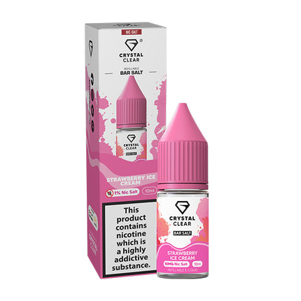 STRAWBERRY ICE CREAM 10ML BY CRYSTAL CLEAR