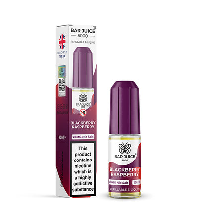BLACKBERRY RASPBERRY 10ML BY BAR JUICE 5000