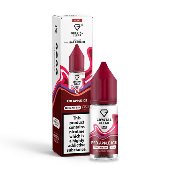 RED APPLE ICE 10ML BY CRYSTAL CLEAR