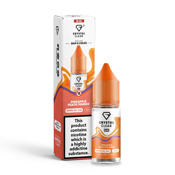 PINEAPPLE PEACH MANGO 10ML BY CRYSTAL CLEAR