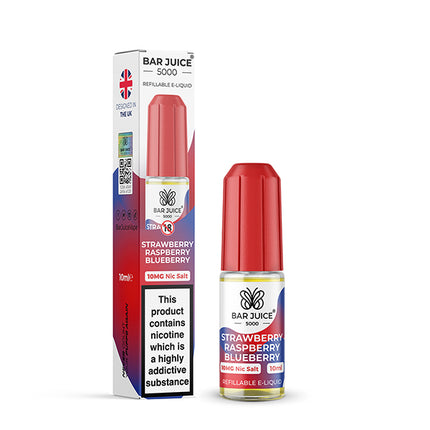 STRAWBERRY RASPBERRY BLUEBERRY 10ML BY BAR JUICE 5000