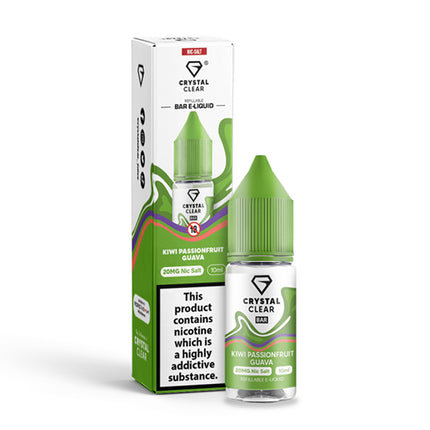 KIWI PASSION GUAVA 10ML BY CRYSTAL CLEAR