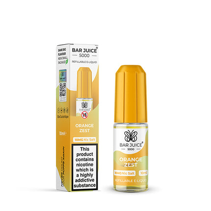 ORANGE ZEST 10ML BY BAR JUICE 5000
