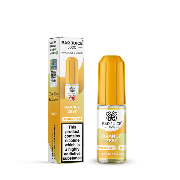 ORANGE ZEST 10ML BY BAR JUICE 5000