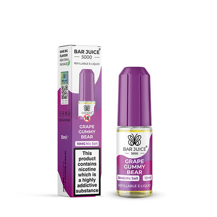 GRAPE GUMMY BEAR 10ML BY BAR JUICE 5000