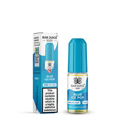 BLUE ICE POP 10ML BY BAR JUICE 5000