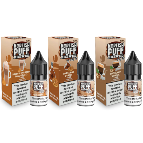 Moreish Puff Salt - Brewed - 10mg - 10ml