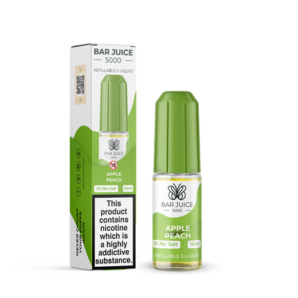APPLE PEACH 10ML BY BAR JUICE 5000