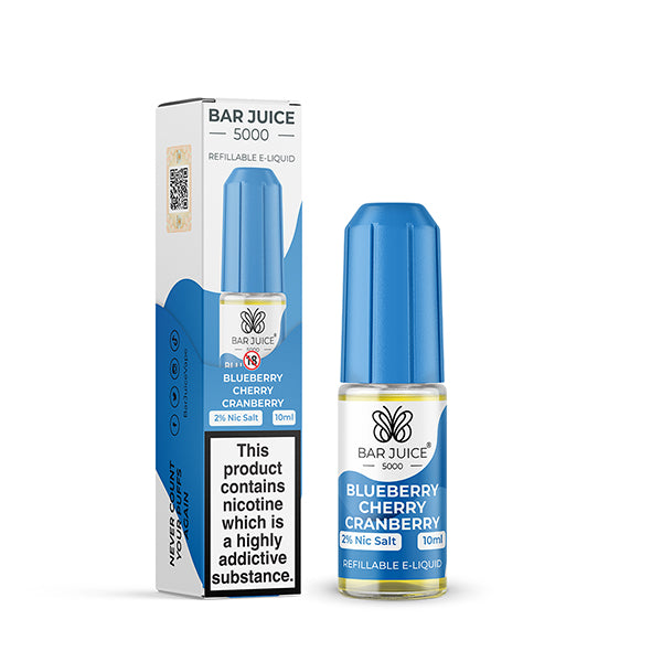 BLUEBERRY CHERRY CRANBERRY 10ML BY BAR JUICE 5000