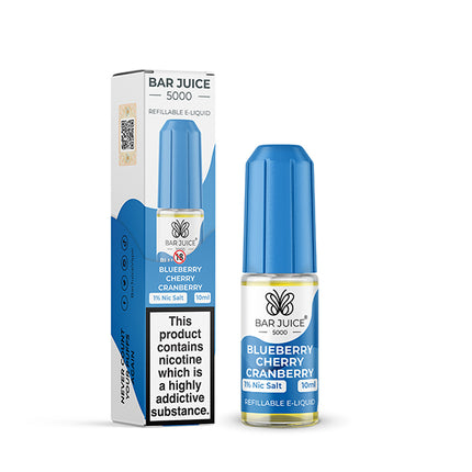 BLUEBERRY CHERRY CRANBERRY 10ML BY BAR JUICE 5000