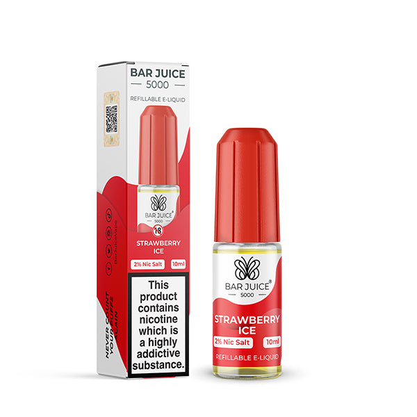 STRAWBERRY ICE 10ML BY BAR JUICE 5000