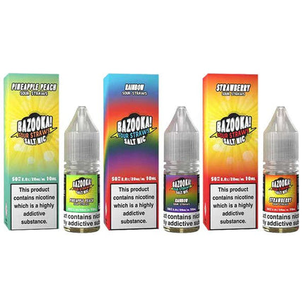 Bazooka Sour Straws Salt - 10mg - 10ml