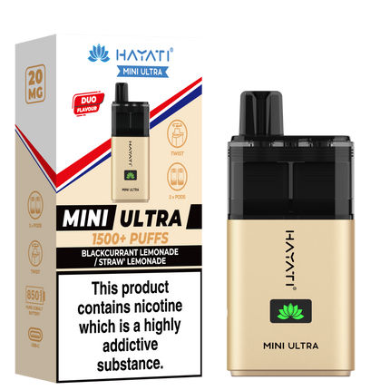 Hayati Mini Ultra 1500 Prefilled Pod Kit - 20mg