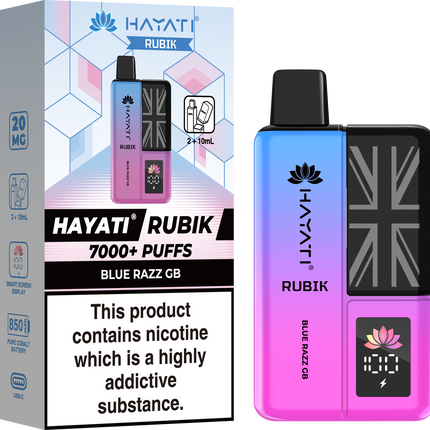 Hayati Rubik 7000 + Prefilled Pod Kit - 20mg