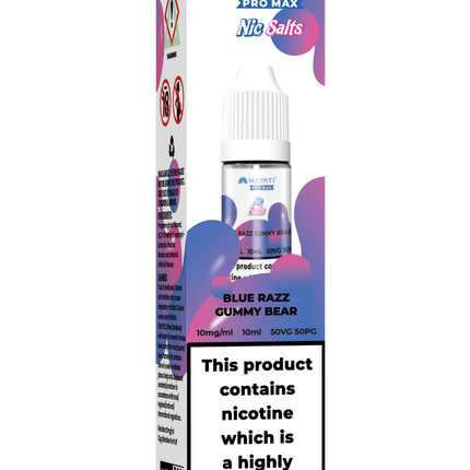 BLUE RAZZ GUMMY BEAR 10ML PRO MAX BY HAYATI