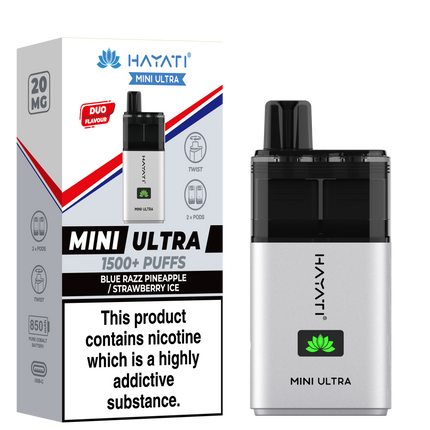 Hayati Mini Ultra 1500 Prefilled Pod Kit - 20mg