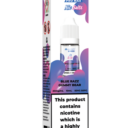 BLUE RAZZ GUMMY BEAR 10ML PRO MAX BY HAYATI