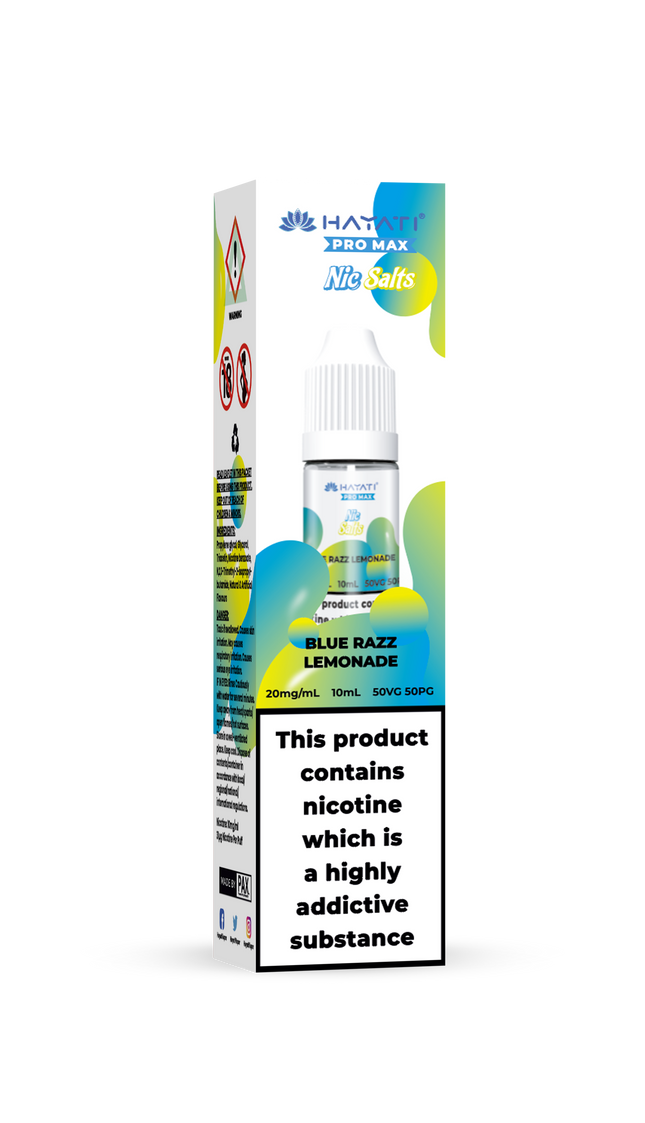 BLUE RAZZ LEMONADE 10ML PRO MAX BY HAYATI
