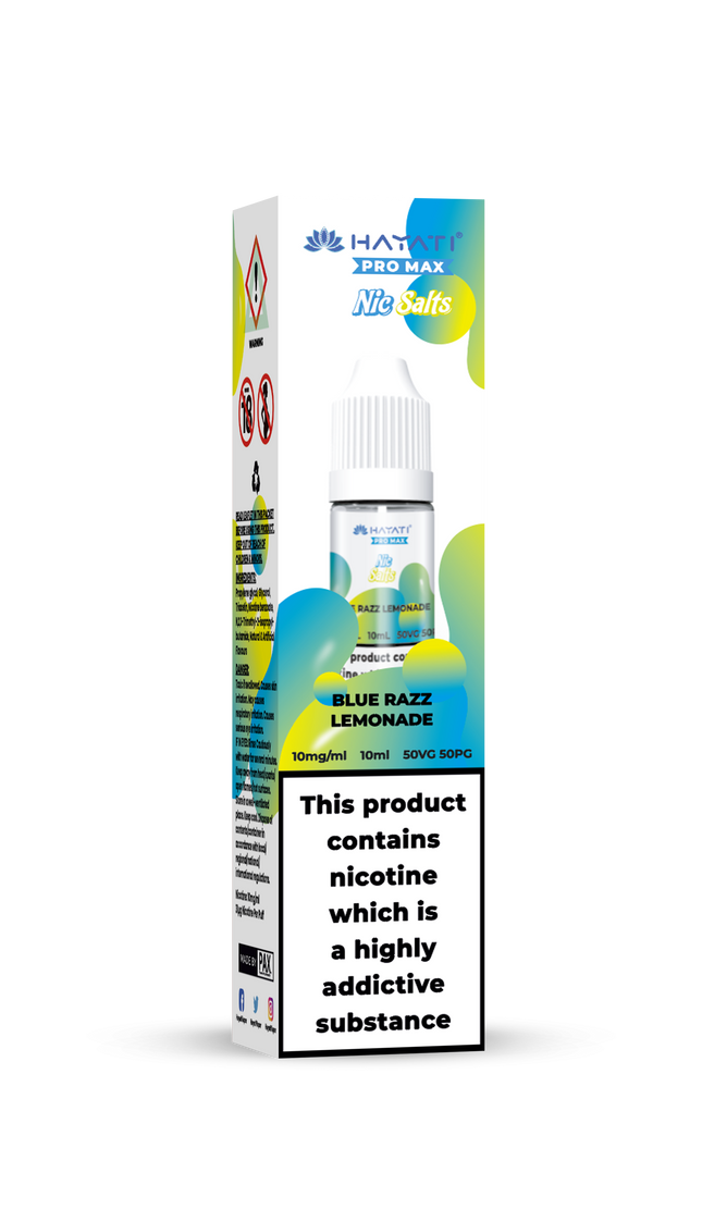 BLUE RAZZ LEMONADE 10ML PRO MAX BY HAYATI