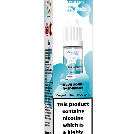 BLUE SOUR RASPBERRY 10ML PRO MAX BY HAYATI