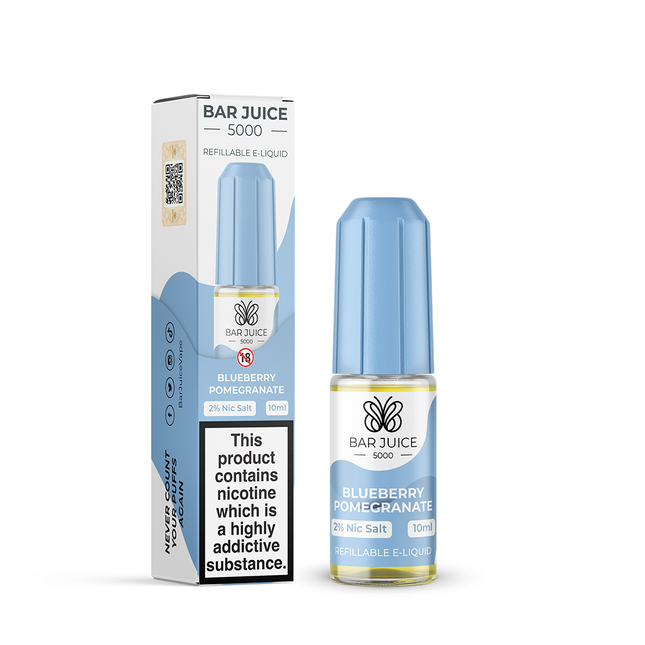 BLUEBERRY POMEGRANATE 10ML BY BAR JUICE 5000