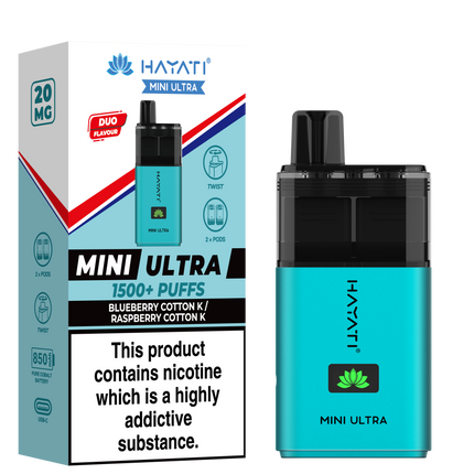 Hayati Mini Ultra 1500 Prefilled Pod Kit - 20mg