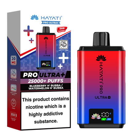 Hayati Pro Ultra Plus 25K Prefilled Kit - 20mg