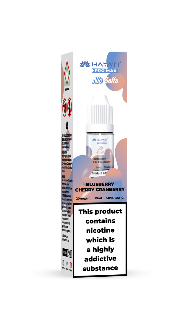 BLUEBERRY CHERRY CRANBERRY 10ML PRO MAX BY HAYATI