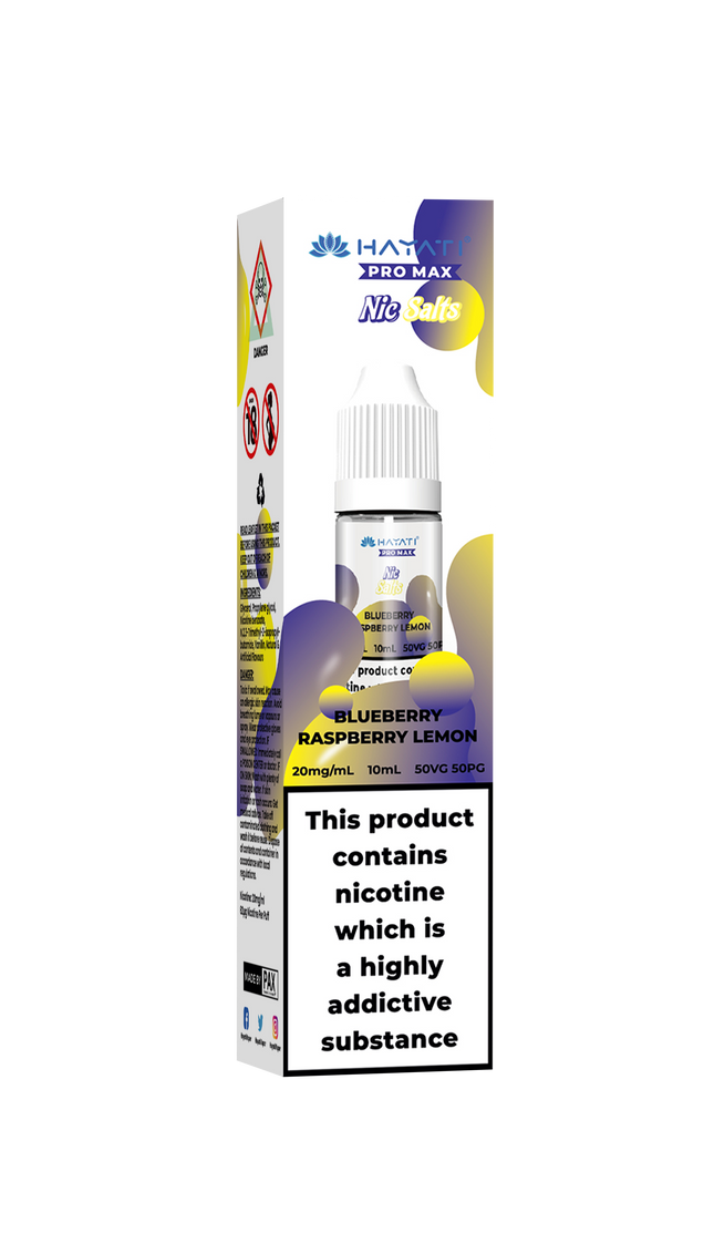 BLUEBERRY RASPBERRY LEMON 10ML PRO MAX BY HAYATI