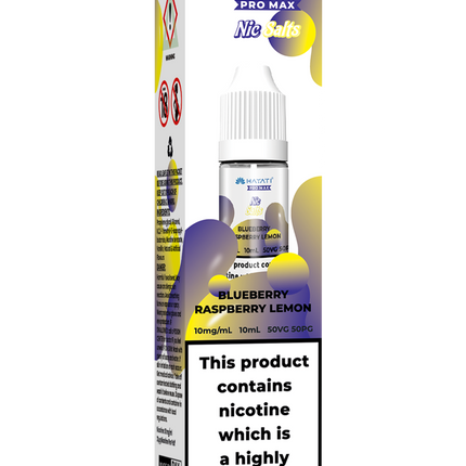 BLUEBERRY RASPBERRY LEMON 10ML PRO MAX BY HAYATI