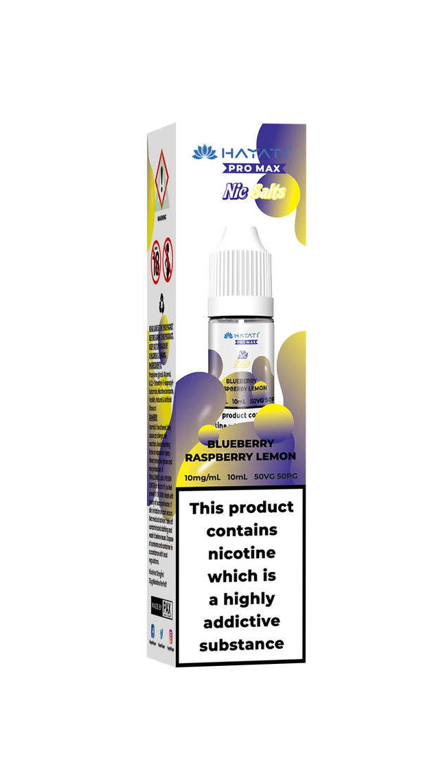 BLUEBERRY RASPBERRY LEMON 10ML PRO MAX BY HAYATI