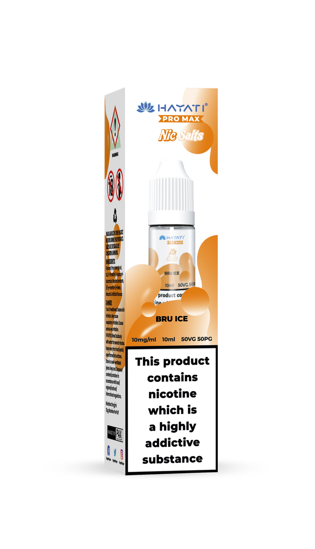 BRU ICE 10ML PRO MAX BY HAYATI