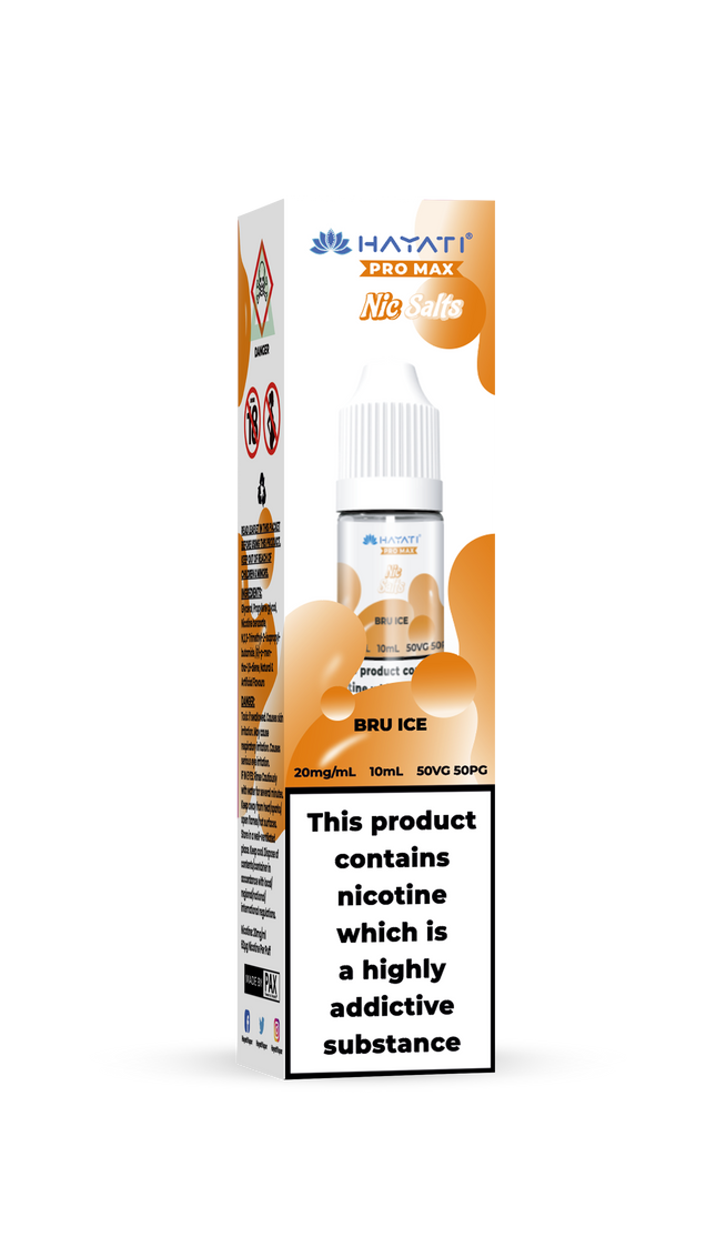 BRU ICE 10ML PRO MAX BY HAYATI