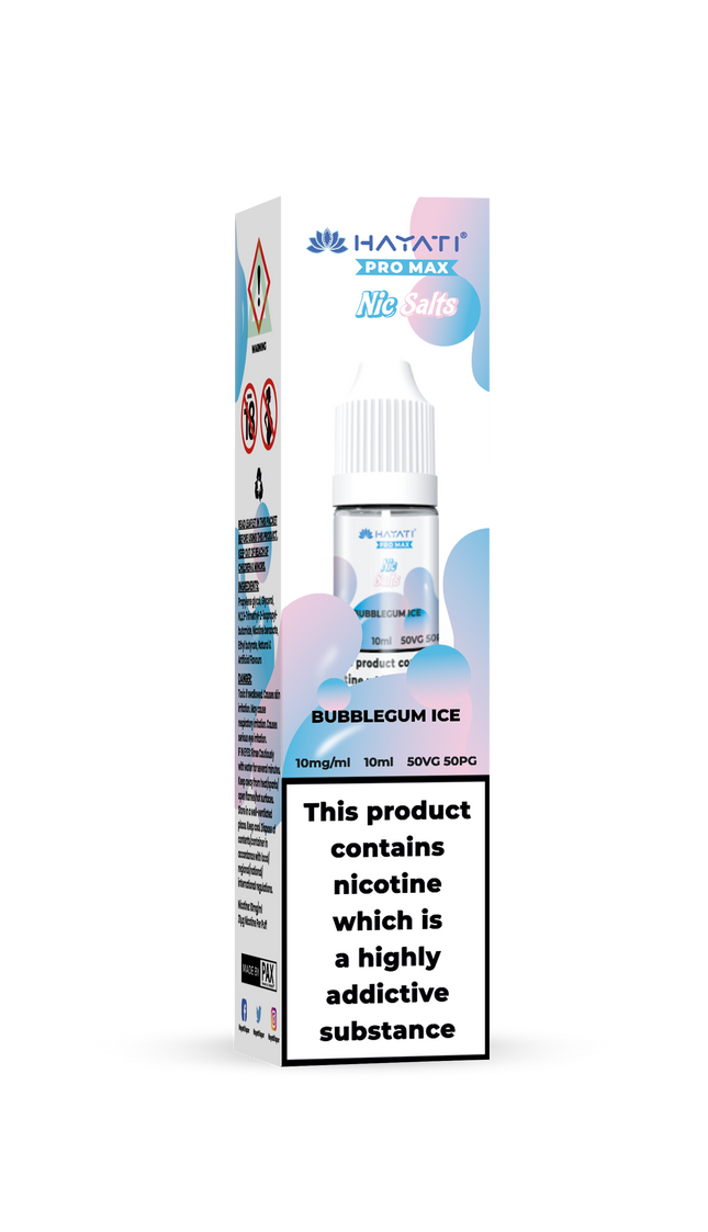 BUBBLEGUM ICE 10ML PRO MAX BY HAYATI