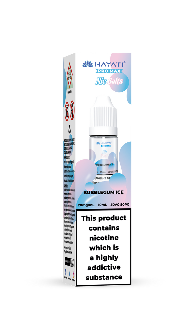 BUBBLEGUM ICE 10ML PRO MAX BY HAYATI