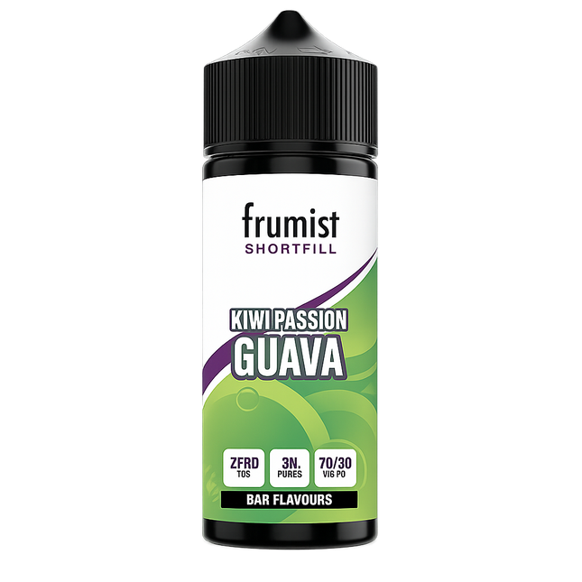 KIWI PASSION GUAVA 100ML SHORTFILL BY FRUMIST