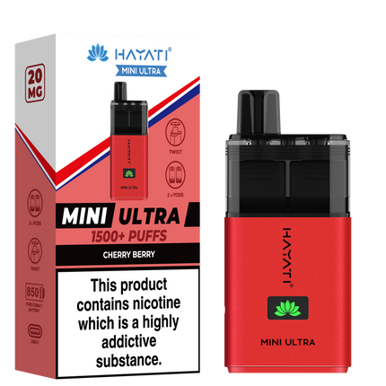 Hayati Mini Ultra 1500 Prefilled Pod Kit - 20mg