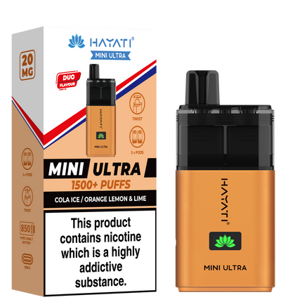 Hayati Mini Ultra 1500 Prefilled Pod Kit - 20mg