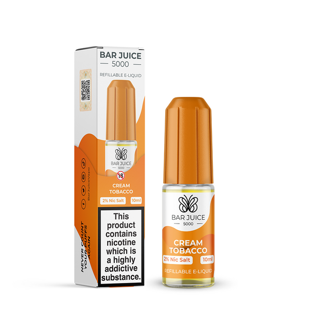 CREAM TOBACCO 10ML BY BAR JUICE 5000