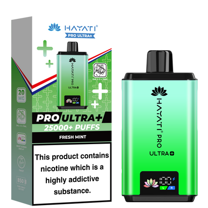 Hayati Pro Ultra Plus 25K Prefilled Kit - 20mg
