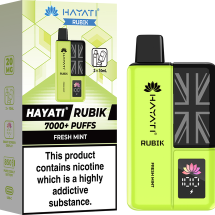 Hayati Rubik 7000 + Prefilled Pod Kit - 20mg