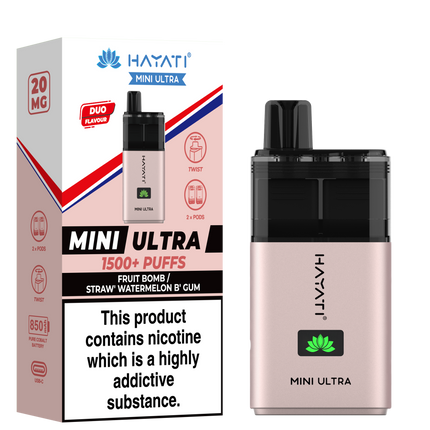 Hayati Mini Ultra 1500 Prefilled Pod Kit - 20mg