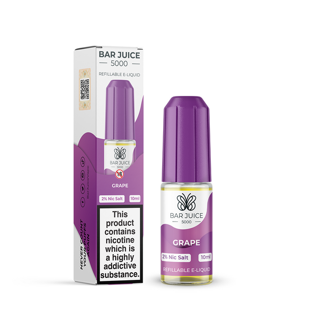 GRAPE 10ML BY BAR JUICE 5000