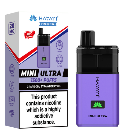 Hayati Mini Ultra 1500 Prefilled Pod Kit - 20mg