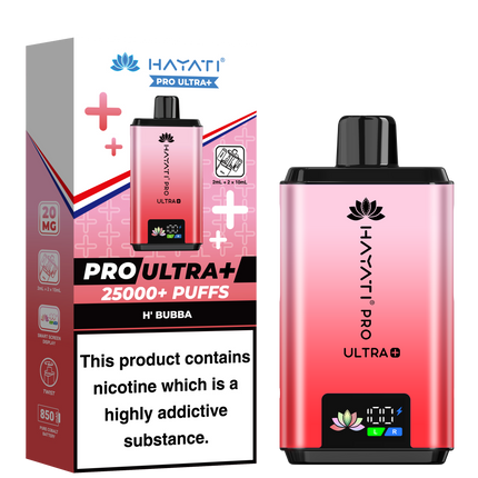 Hayati Pro Ultra Plus 25K Prefilled Kit - 20mg