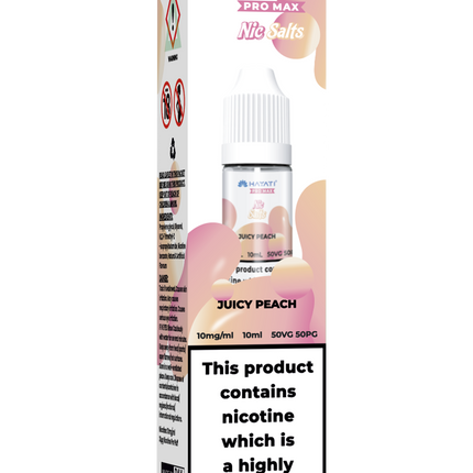 JUICY PEACH 10ML PRO MAX BY HAYATI