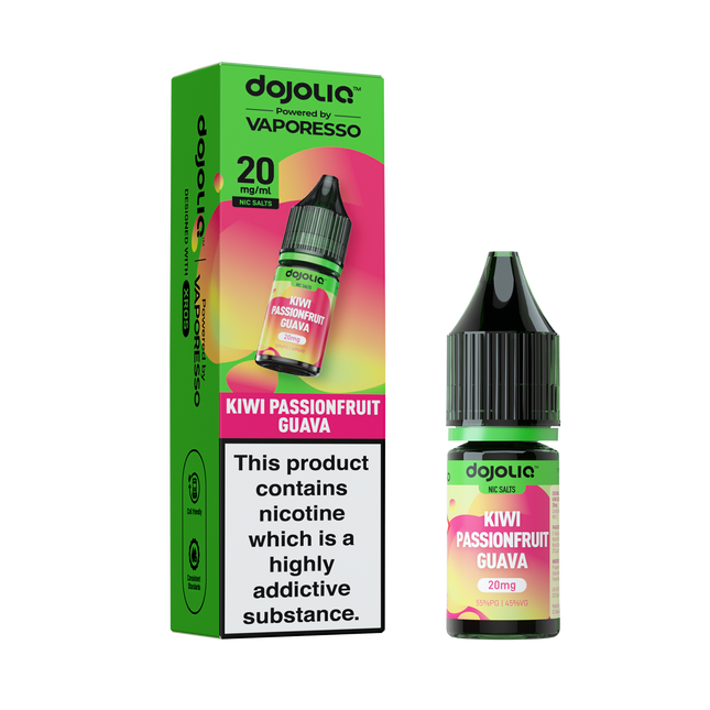 KIWI PASSIONFRUIT GUAVA 10ML DOJOLIQ BY VAPORESSO