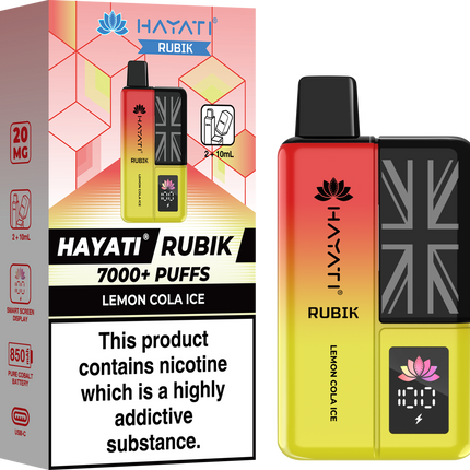 Hayati Rubik 7000 + Prefilled Pod Kit - 20mg
