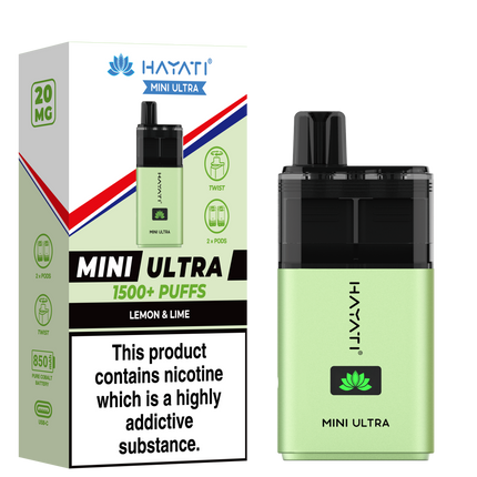 Hayati Mini Ultra 1500 Prefilled Pod Kit - 20mg